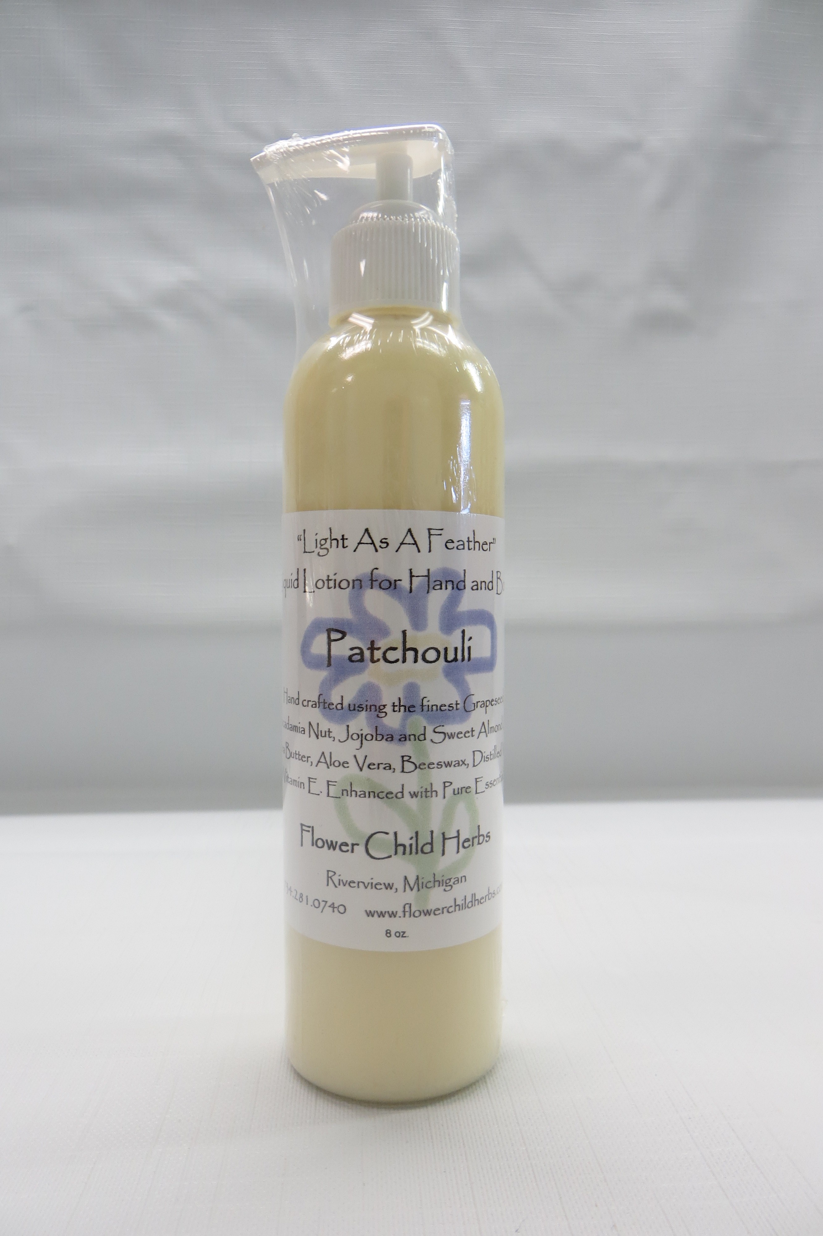 Patchouli "Light as a Feather" Lotion
